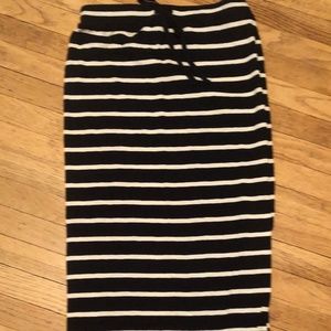 Lou & Grey Loft Long Striped Skirt